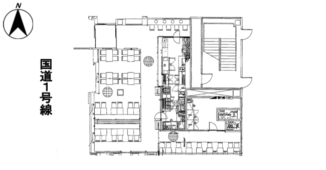 ラウンドワンスタジアム京都伏見店1階